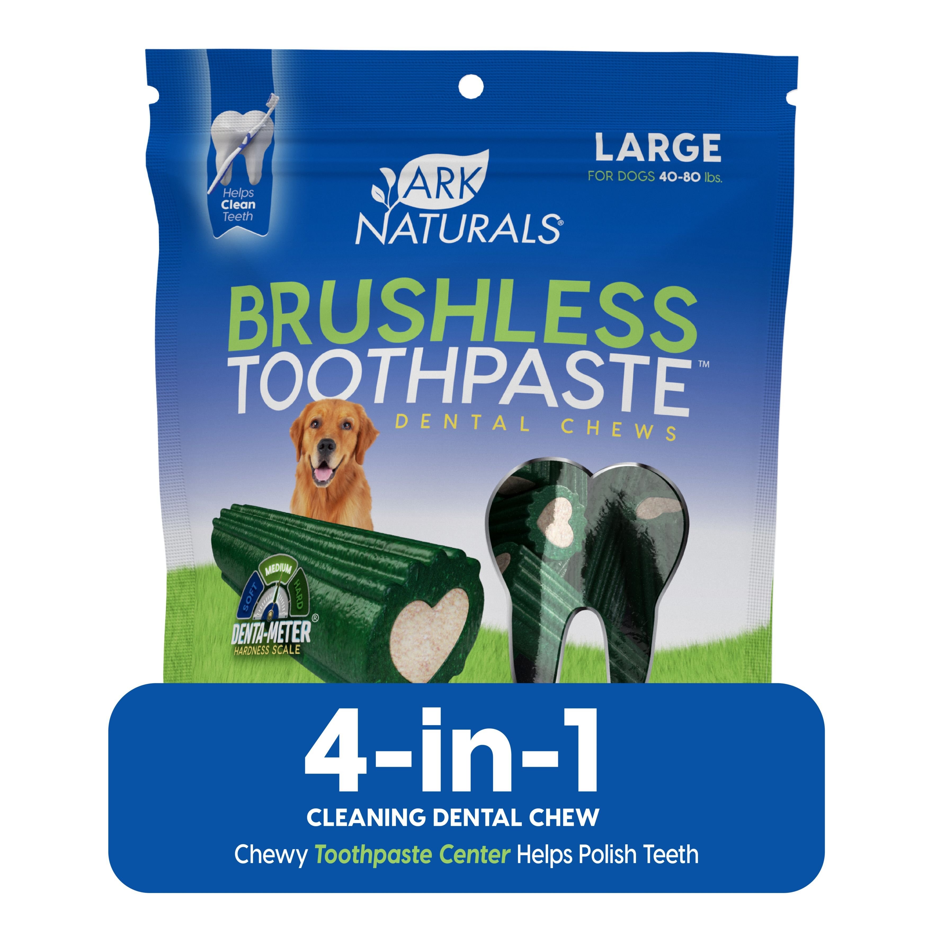ARK NATURALS Brushless Toothpaste Large Dental Dog Treat Customer 