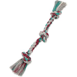 Mammoth Cottonblend 3 Knot Dog Rope Toy, Color Varies, Small