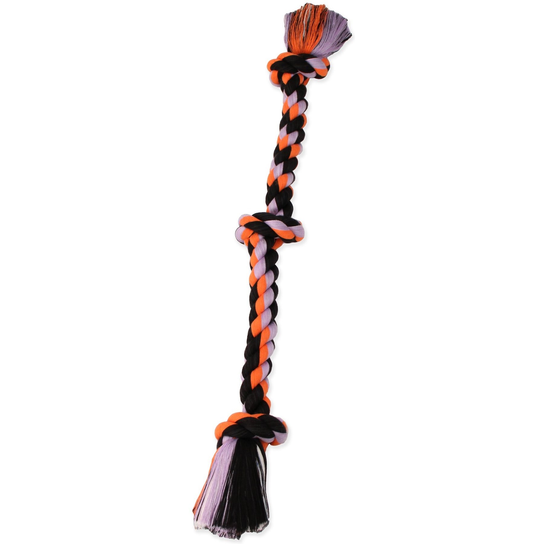 MAMMOTH Cottonblend 3 Knot Dog Rope Toy, Color Varies, Large - Chewy.com