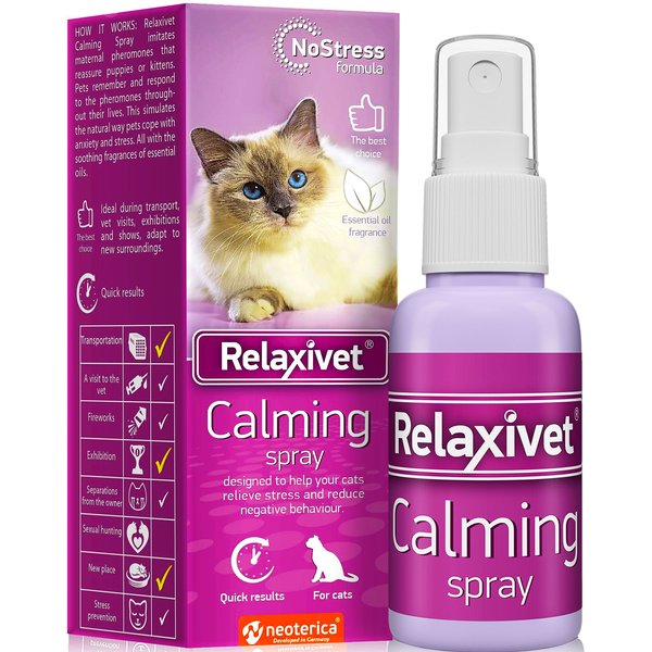 Spray Calmant pour Chat,Anti-Stress pour Chat,Spray Apaisant à Base de  Plantes, Comfort Zone Spray and Scratch Control Calming Spray for Cats