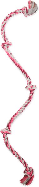 Mammoth Cottonblend 5 Knot Dog Rope Toy, Color Varies, XX-Large slide 1 of 6