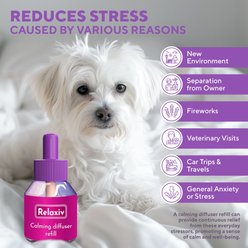 Relaxivet Calming Pheromone Refill Dog Diffuser, 3-oz bottle, 2 count slide 2 of 6