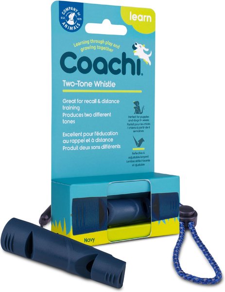 Coachi Two-Tone Dog Whistle, Navy
