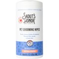 Skout's Honor Dog, Cat & Small Pet Grooming Wipes, 80 count