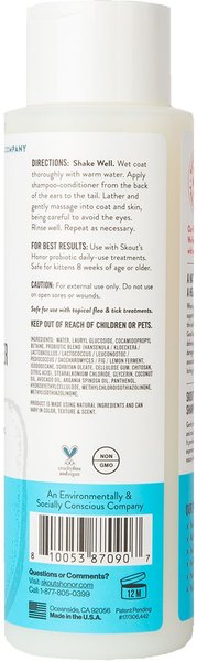 Skout's Honor Probiotic Fragrance Free Cat Shampoo & Conditioner