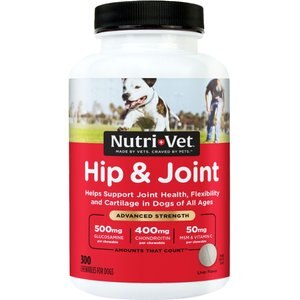 Nutri-Vet Advanced Strength Chewable Tablets Joint Supplement for Dogs, 300 count