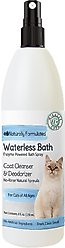 Natural Chemistry Waterless Bath for Cats, 8-oz bottle