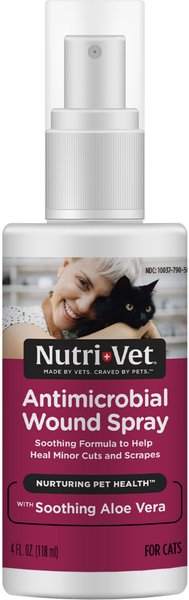 Nutri-Vet Antimicrobial Wound Spray for Cats, 4-oz bottle slide 1 of 9