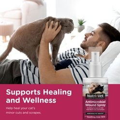Nutri-Vet Antimicrobial Wound Spray for Cats, 4-oz bottle slide 2 of 9