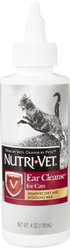 Nutri-Vet Ear Cleanse Liquid for Cats, 4-fl oz bottle