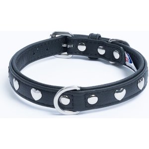 Mighty Paw Metal Buckle Dog Collar, All Metal Hardware, Lightweight Collar, Reflective Stitching, Strong, Durable (Large, Black)