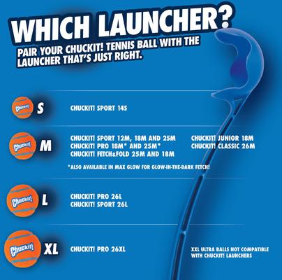 Show full view: Chuckit! Double Pack Tennis Ball Dog Toy, Medium slide 5 of 8