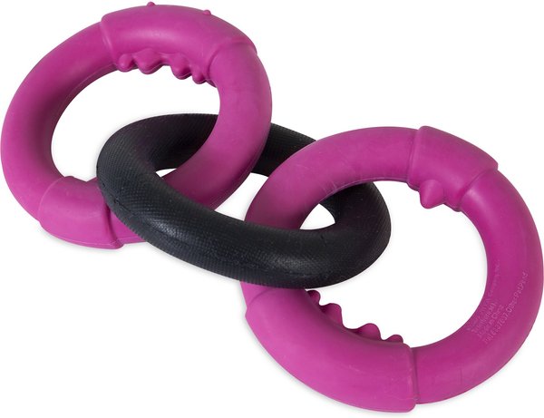 JW Pet Big Mouth Triple Ring Dog Toy, Color Varies, Small slide 1 of 3
