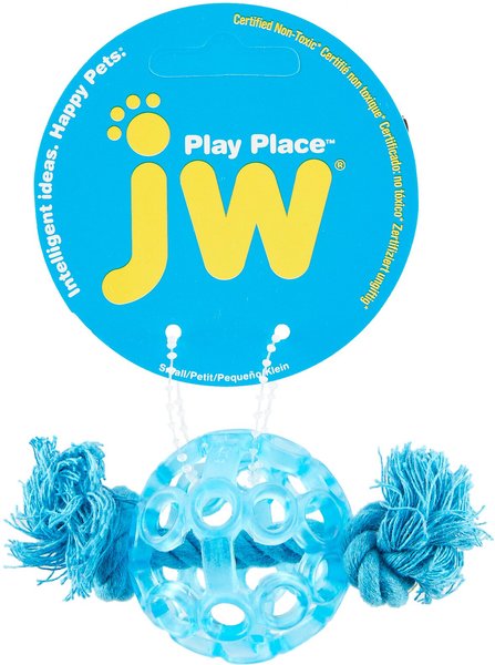 JW Pet Play Place Lattice Dog Ball, Color Varies, Small slide 1 of 3