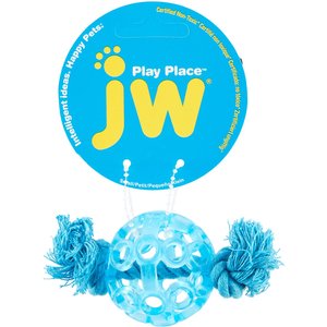 JW Pet Play Place Lattice Dog Ball, Color Varies, Small
