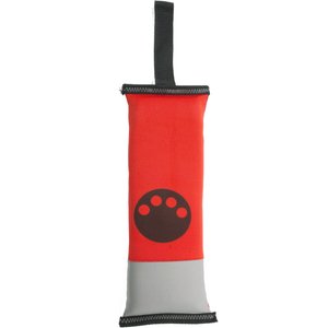 Pet Life Active-Life Extreme Floating Tug-N-Pull Dog Toy, Red/Black