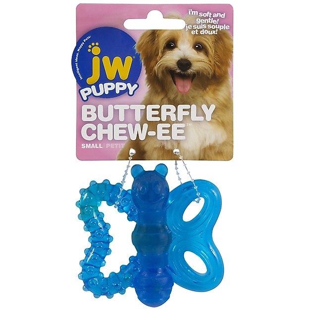 JW PET Play Place Butterfly Puppy Teether, Color Varies - Chewy.com