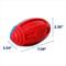 Show in main carousel: Pet Life Gridiron Football Floating Chew & Fetch Dog Toy, Red/Blue slide 2 of 3
