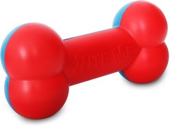 Pet Life Bone Shaped Durable Chew & Fetch Teething Dog Toy, Red/Blue