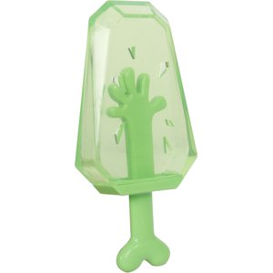 Pet Life Ices Lick & Gnaw Fillable & Freezable Teething Dog Toy, Green