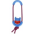 Pet Life Sling-Away Treat Dispensing Launcher Squeaky Dog Toy, Blue