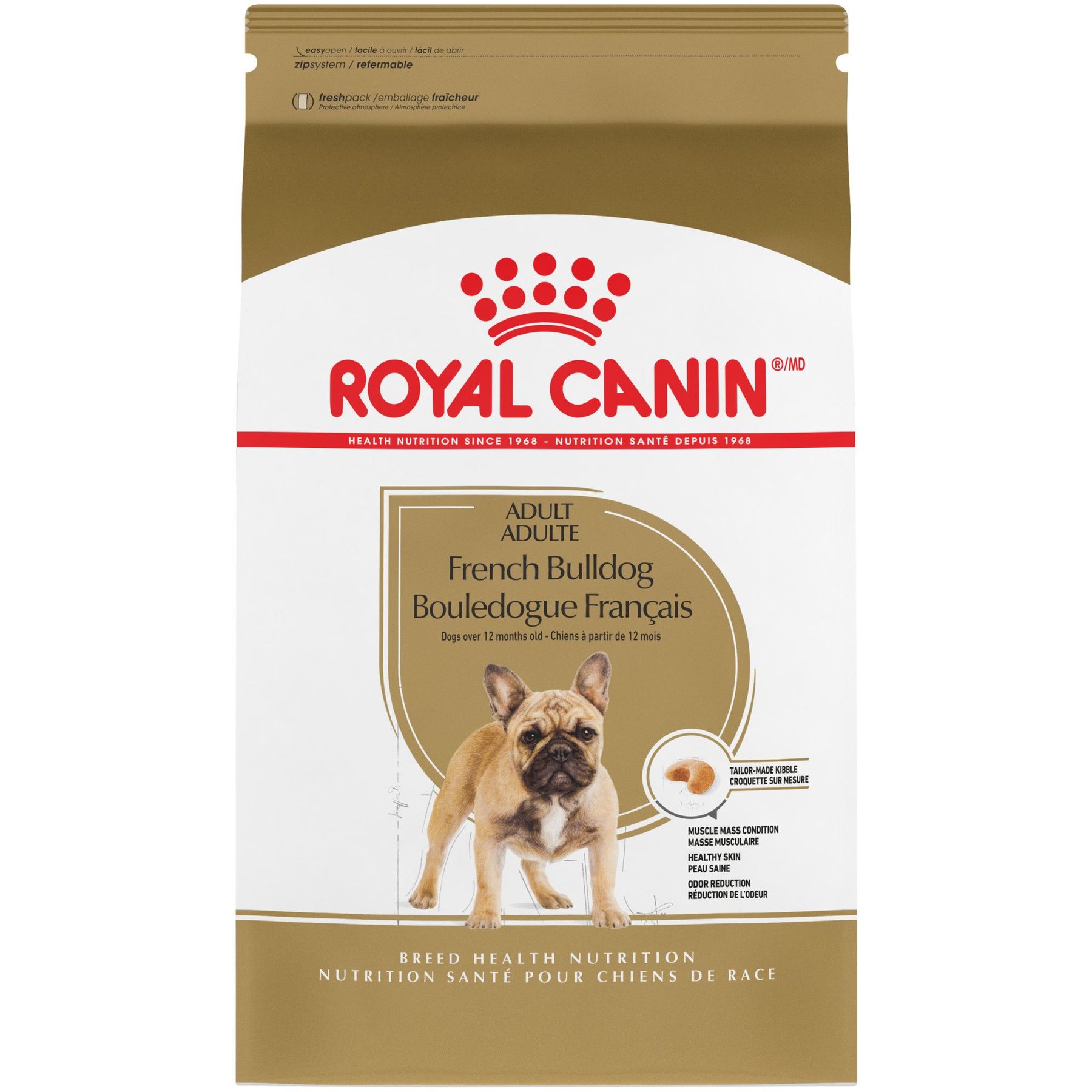 ROYAL CANIN Breed Health Nutrition French Bulldog Adult Dry Dog Food 6 lb bag Chewy