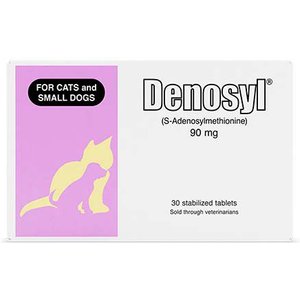 Nutramax Denosyl Tablets Liver & Brain Supplement for Small Dogs & Cats, 30 count