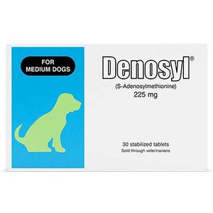 Nutramax Denosyl Tablets Liver & Brain Health Supplement for Medium Dogs, 30 count