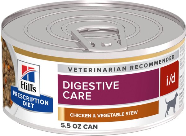 HILL S PRESCRIPTION DIET i d Digestive Care Chicken Vegetable Stew Wet Dog Food 5.5 oz case of 24 Chewy