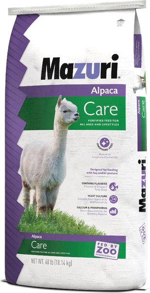 Mazuri Alpaca Care Pellets Alpaca Food, 40-lb bag slide 1 of 9