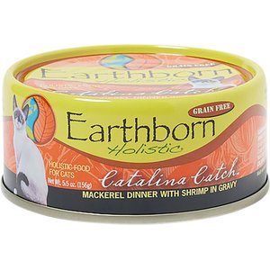 Earthborn Holistic Catalina Catch Grain-Free Natural Canned Cat & Kitten Food, 3-oz can, case of 48