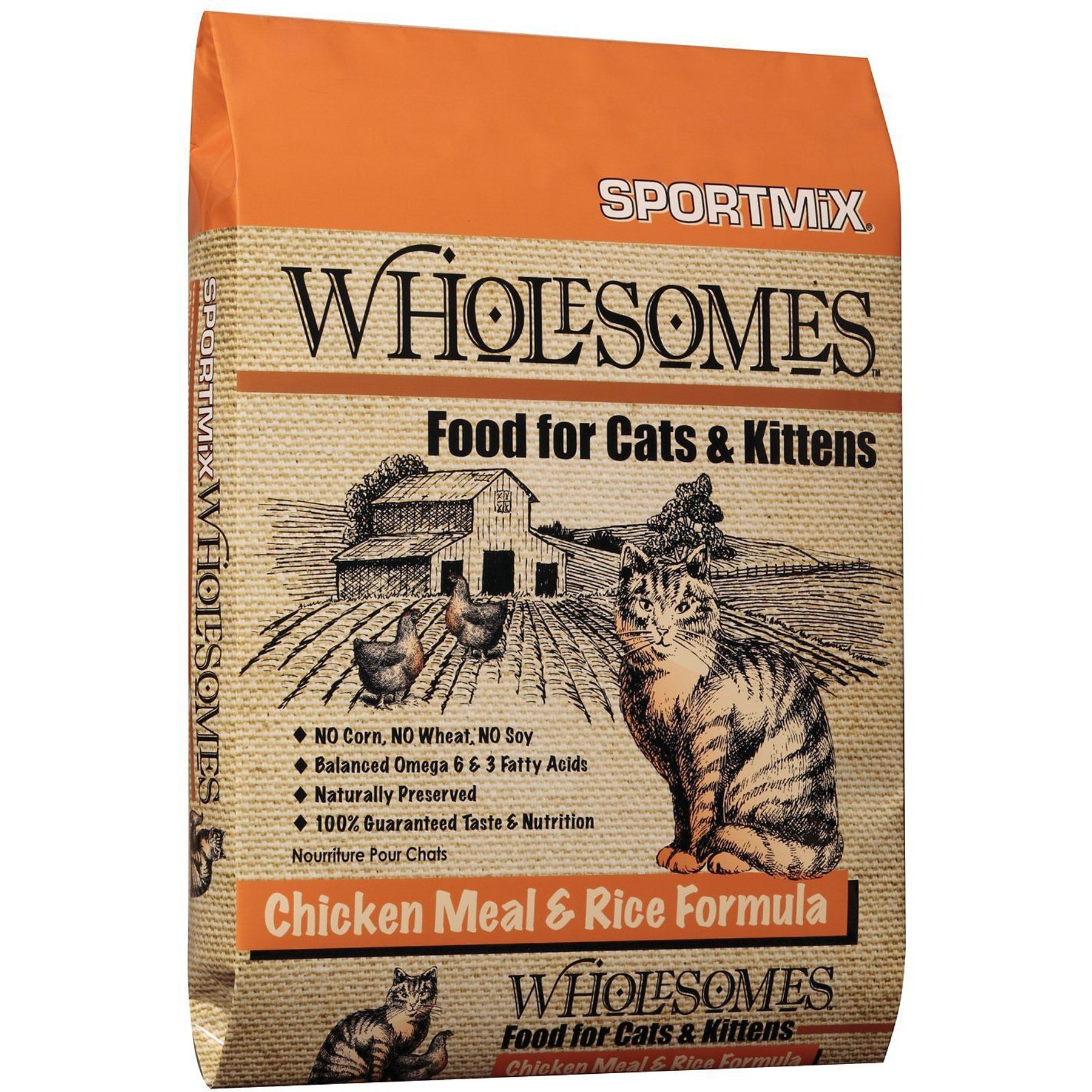 WHOLESOMES Chicken Meal Rice Formula Adult Dry Cat Food