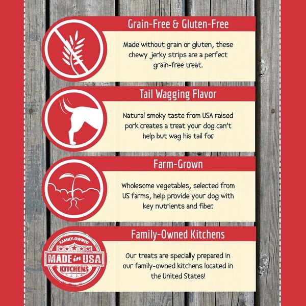 Wholesomes Bruno's Jerky Strips Grain-Free Dog Treats