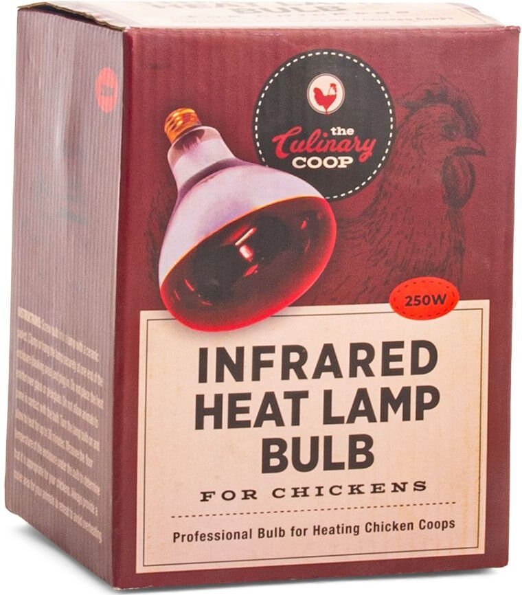 CULINARY COOP Infrared Chicken Heat Lamp, 250watt