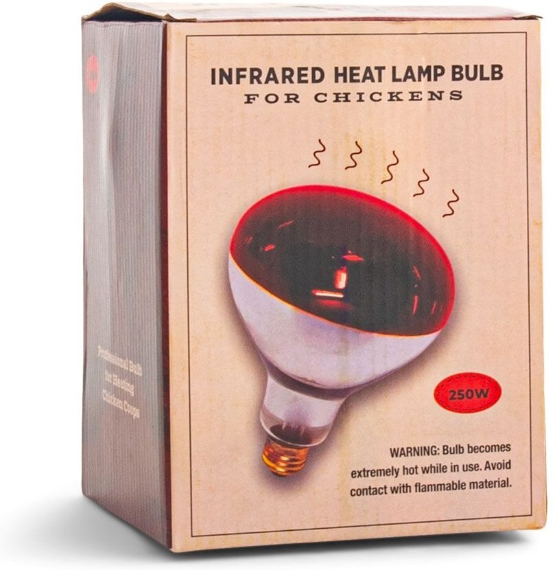 CULINARY COOP Infrared Chicken Heat Lamp, 250watt