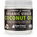 Raw Paws Organic Virgin Coconut Oil Dog & Cat Food Topper, 16-oz jar