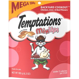 Temptations Mixups Backyard Cookout Cat Treats, 6.3-oz bag
