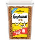 Temptations Classic Tasty Chicken Flavor Soft & Crunchy Cat Treats, 16-oz tub