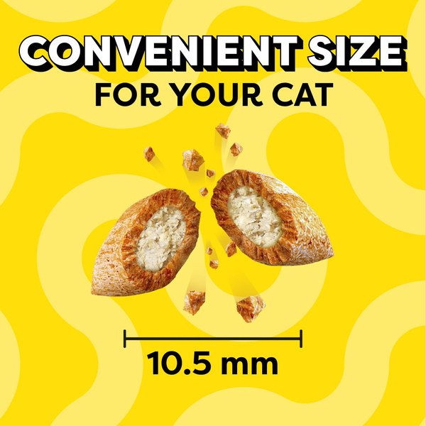Show full view: Temptations Classic Tasty Chicken Flavor Soft & Crunchy Cat Treats, 16-oz tub slide 3 of 11