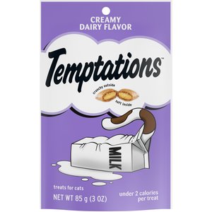 Temptations Creamy Dairy Flavor Cat Treats, 3-oz bag