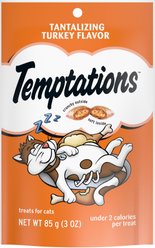 Temptations Classic Tantalizing Turkey Flavor Soft & Crunchy Cat Treats, 3-oz bag