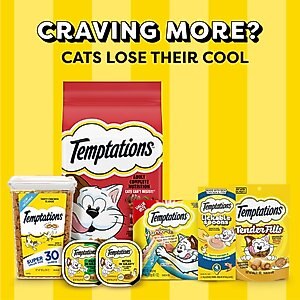 Temptations Indoor Care Chicken Flavor Soft & Crunchy Cat Treats, 4.9-oz bag