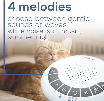 Show full view: Beurer White Noise Machine Cat & Dog Calming Device, White slide 4 of 8