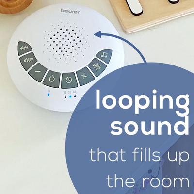 Show full view: Beurer White Noise Machine Cat & Dog Calming Device, White slide 6 of 8