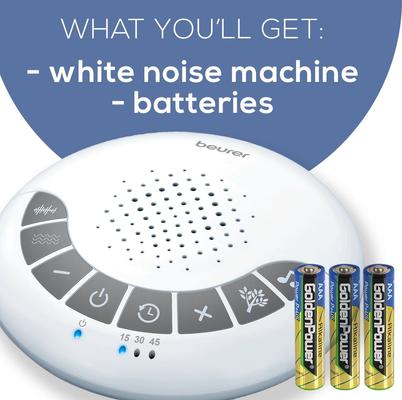 Show full view: Beurer White Noise Machine Cat & Dog Calming Device, White slide 8 of 8