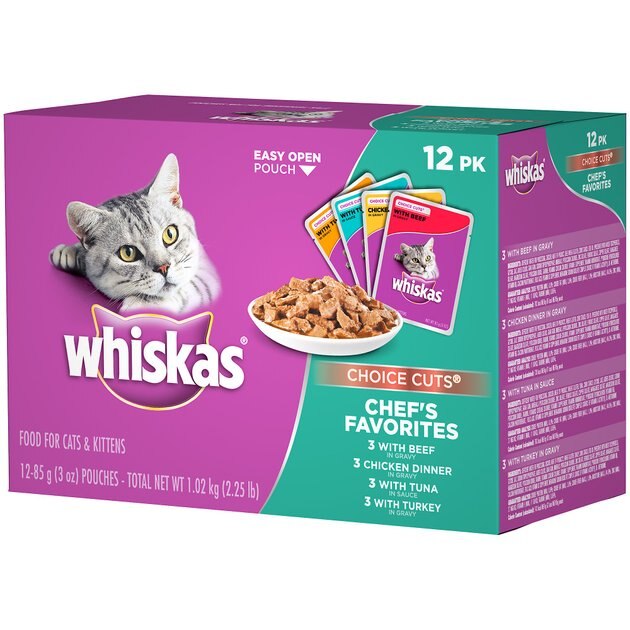 whiskas choice cuts cat food