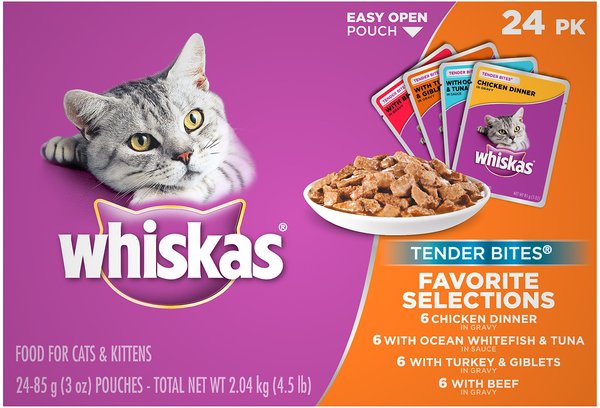 Whiskas pouches outlet