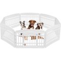 IRIS USA Exercise 8-Panel Dog Playpen, 24-in, White, Medium