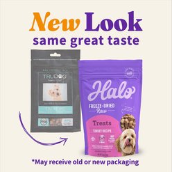 Halo Turkey Recipe Freeze-Dried Dog Treats, 2.5-oz bag slide 2 of 7