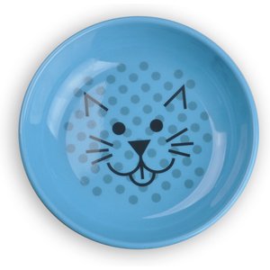 Van Ness Ecoware Non-Skid Cat Dish, Blue, 8-oz